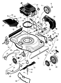 Part Location Diagram of F-98557 Murray Cover, Dust